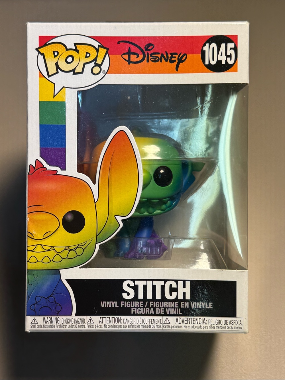 Funko Pop  Rainbow Pride Stitch Pop! Vinyl - Red Orange Yellow Green Blue Purple